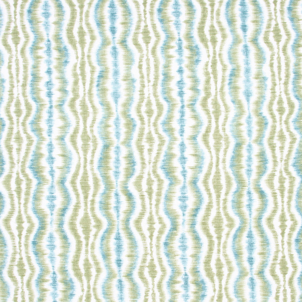 Make Waves Everglade by Carole Designer Fabric Lemongrass 100% Cotton USA Passes 15,000 Double Rubs Wyzenbeek Horizontal: 13.5 and Vertical: 25.25 54 - Swanky Fabrics -