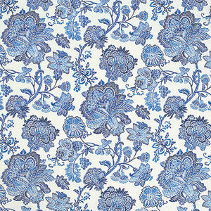 Know The Plot Porcelain Blue by Carole Designer Fabric