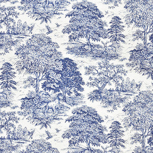 Wild Horses Bluebell by Carole Designer Fabric