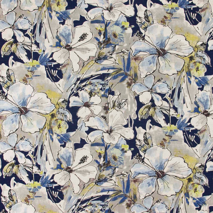 Fashion Formula Ink by Carole Designer Fabric Emerald Ocean 70% Cotton, 30% Linen China Passes 15,000 Double Rubs Wyzenbeek Horizontal: 24 and Vertical: 275 54 - Swanky Fabrics -