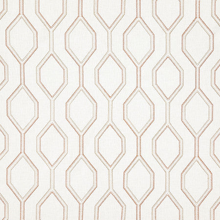 Going My Way Clay by Carole Designer Fabric Dawn & Dusk Base: 70% Cotton, 25% Polyester, 5% Linen, Embr: 61% Cotton, 22% Polyester, 13% Rayon, 4% Linen India N/A 7 3/4" V, 6 1/2" H 52" - Swanky Fabrics -