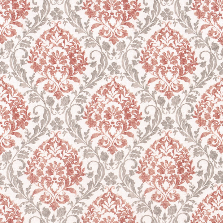 Porchester Spice by Carole Designer Fabric Red Sea 100% Polyester India 30,000 Wyzenbeek Double Rubs Horizontal: 13.5 and Vertical: 13.5 54 - Swanky Fabrics -