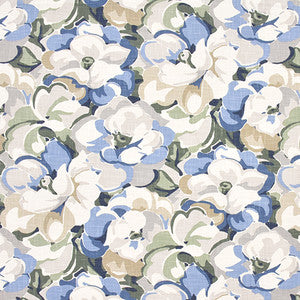 World Of Beauty Chambray by Carole Designer Fabric