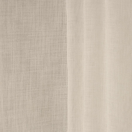 Calm Breeze Ivory by Carole Designer Fabric Sheer Philosophy 100% Polyester France N/A </p><p>Repeat: None 138" - Swanky Fabrics -
