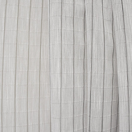 Square One Dove by Carole Designer Fabric Sheer Luxury 66% Cotton, 34% Polyester INDIA 1 1/4" V, 1 3/8" H 116" - Swanky Fabrics -