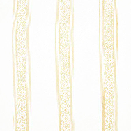 Sleek Street Turmeric by Carole Designer Fabric Artisan 54% Linen, 46% Cotton INDIA 2" V, 6 1/4" H 54" - Swanky Fabrics -