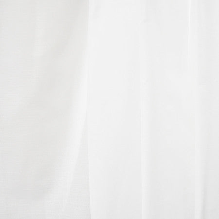 Cloudy Skies White Snow by Carole Designer Fabric Sheer Clarity,Sheer Clarity II,Sheer Basics III 67% Polyester, 33% Cotton France None 118" - Swanky Fabrics -