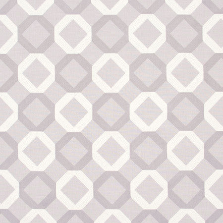 Love & Fate Pebble by Carole Designer Fabric White Smoke 73% Cotton, 27% Polyester India Passes 15,000 Double Rubs Wyzenbeek 9 5/8" V, 9" H HD 54" - Swanky Fabrics -