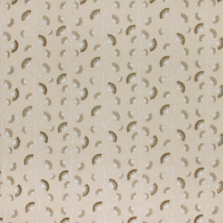 Super Fan Flax by Carole Designer Fabric Natural Envy 70% Polyester, 30% Linen India N/A 9" V, 13" H 52" - Swanky Fabrics -
