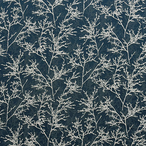 Bare Trees Blue Pearl by Carole Designer Fabric