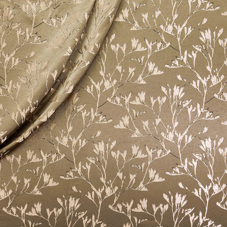 A Million Bucks Truffle by Carole Designer Fabric Fearless 67% Polyester, 33% Cotton India 18 1/8" V, 18 1/2" H 55" - Swanky Fabrics -