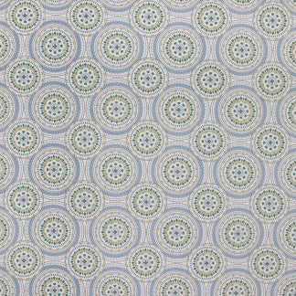 Headline Event Marine by Carole Designer Fabric Color Play 100% Cotton India Passes 29,000 Circular Rubs Martindale Horizontal: 9" and Vertical: 9" V 54" - Swanky Fabrics -