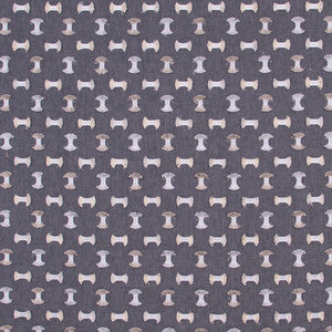 Pick A Bow Gunmetal by Carole Designer Fabric