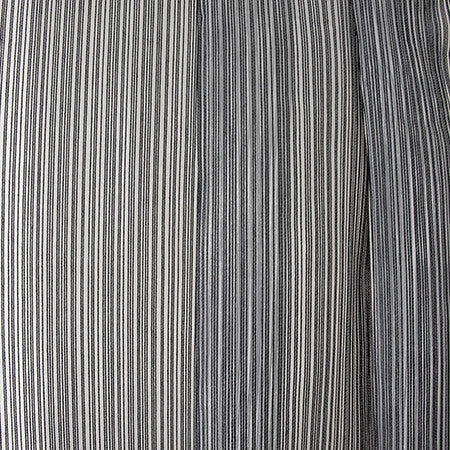 All Lined Up Noir by Carole Designer Fabric Sheer Luxury 100% Polyester-Weighted Hem INDIA None 116" - Swanky Fabrics -
