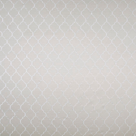 Jury's Out Silver by Carole Designer Fabric Haven 100% Polyester India Passes 45,000 Double Rubs Wyzenbeek </p><p>Repeat: 4 1/4" V, 3" H HD 515" - Swanky Fabrics -