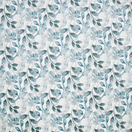Silly Things Silver Mineral by Carole Designer Fabric Blue Forest 100% Polyester China 13 1/2" V, 13 1/2" H HD 54" - Swanky Fabrics -