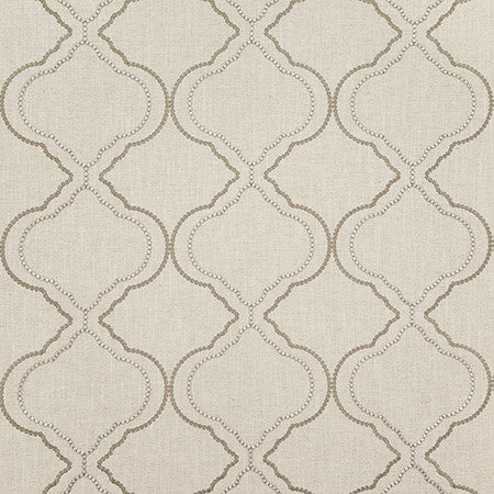 Opening Ceremony Cashew by Carole Designer Fabric Earth & Stone 50% Polyester, 25% Viscose, 17% Cotton, 8% Linen India N/A 9 1/4" V, 10 3/4" H 53" - Swanky Fabrics -