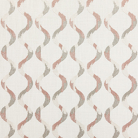 Patched In Blush by Carole Designer Fabric Dawn & Dusk Base: 100% Polyester. Embr: 100% Polyester India 9 1/2" V, 5 1/4" H 53" - Swanky Fabrics -