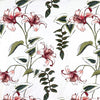 Lily Garden Magenta by Carole Designer Fabric