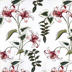 Lily Garden Magenta by Carole Designer Fabric