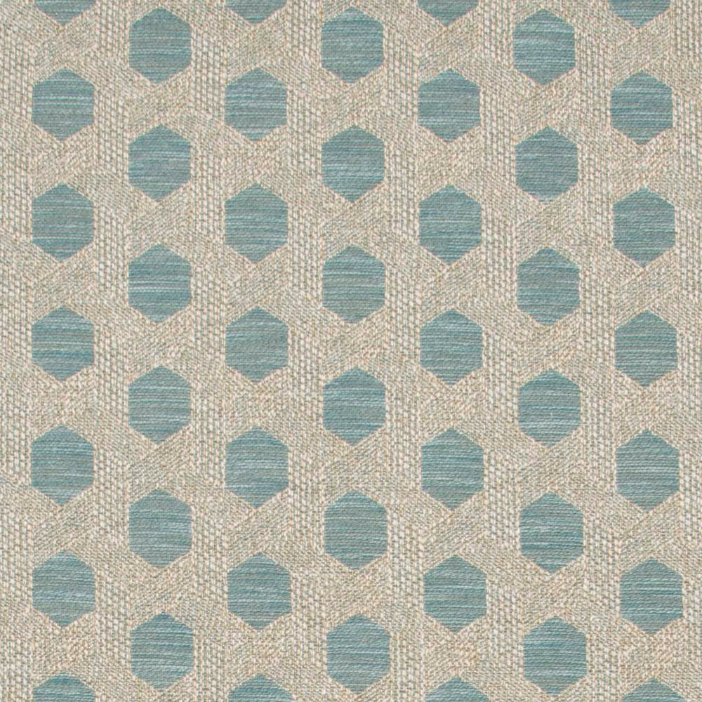 Lattice Wall Mineral by Carole Designer Fabric Wintermint 78% Polyester, 15% Acrylic, 7% Linen Turkey 20,000 Martindale Circular Rubs Horizontal: 4.75 and Vertical: 2.75 54 - Swanky Fabrics -