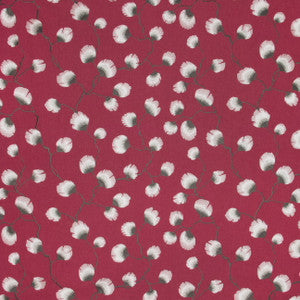 Petal Leaf Raspberry by Carole Designer Fabric