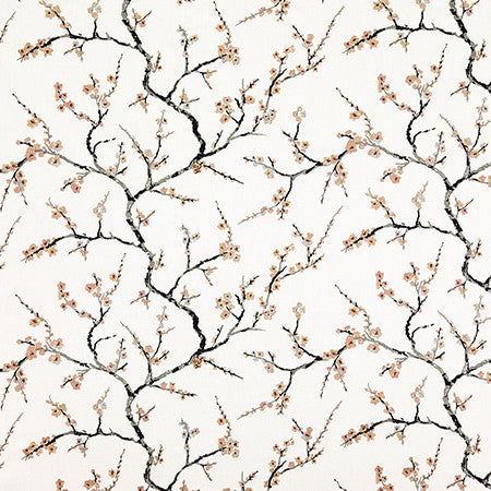 Find The Beauty Blush by Carole Designer Fabric First Impressions Base: 50% Poly, 50% Cotton Embr: 60% Poly, 40% Cotton India 15 3/8" V, 25 1/8" H 50" - Swanky Fabrics -