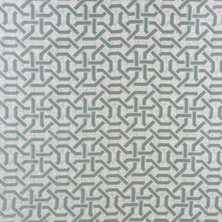 Wander Around Seafoam by Carole Designer Fabric Blue Steel 69% Polyester, 31% Cotton Turkey 6 3/8" V, 7" H 59" - Swanky Fabrics -