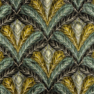 Palm Paradise Viridian by Carole Designer Fabric