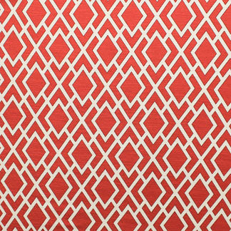 Divided Flame by Carole Designer Fabric Candy Apple 100% COTTON-SSR PAKISTAN 4 1/2"V, 6 3/4"H 54" - Swanky Fabrics -