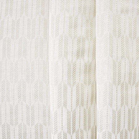 Heading Out Ash by Carole Designer Fabric Sheer Luxury 100% Polyester TURKEY 1 1/2" V, 3 7/8" H 118" - Swanky Fabrics -