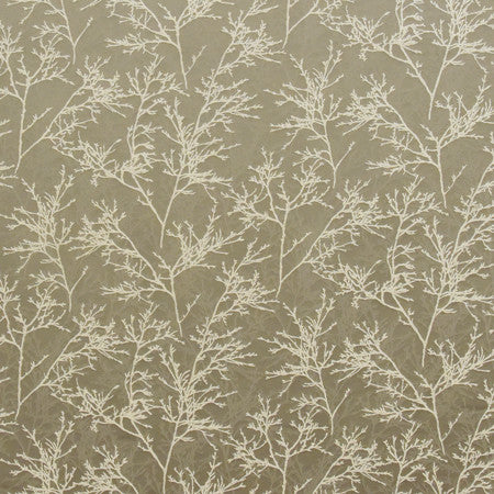 Bare Trees Thistle by Carole Designer Fabric Marble & Brass 68% Polyester, 32% Viscose Turkey 13 3/4" V, 27 1/2" H 59" - Swanky Fabrics -