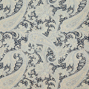 Paisley Statement Indigo by Carole Designer Fabric