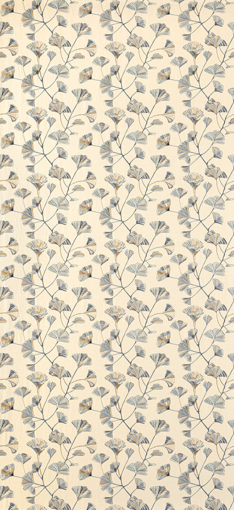 Reach For Me Mineral by Carole Designer Fabric Wallflower Base: 34% Viscose, 33% Poly, 33% Linen. Embr: 100% Rayon CHINA 91,000 Wyzenbeek Double Rubs 15 1/4" V, 18" H 54" - Swanky Fabrics -