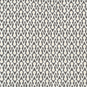 Together With You Charcoal by Carole Designer Fabric