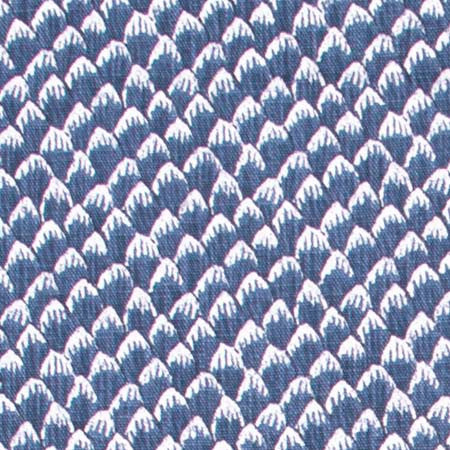 Snowcaps Cobalt by Carole Designer Fabric Wintermint 85% Cotton, 15% Linen Pakistan 24,000 Wyzenbeek Double Rubs Horizontal: 3" and Vertical: 4 1/4" V 54" - Swanky Fabrics -