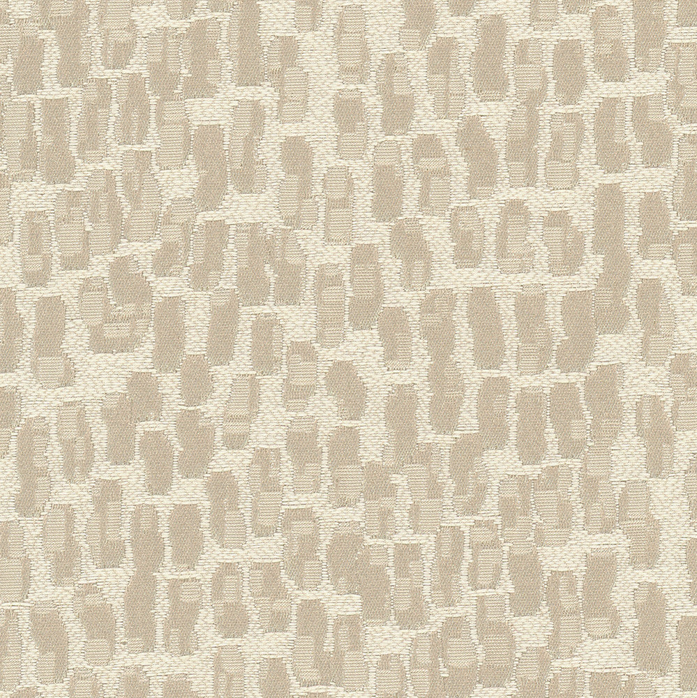 Stamina Eggshell by Carole Designer Fabric Modern Edge 100% Polyester India 25,000 Wyzenbeek Double Rubs Horizontal: 0 and Vertical: 0 55 - Swanky Fabrics -