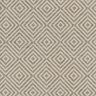 Piece Of Mind Silver by Carole Designer Fabric Clean Comfort 63% Polyester, 37% Rayon China Passes 30,000 Double Rubs Wyzenbeek 2 1/4" V, 1 7/8" H 59" - Swanky Fabrics -