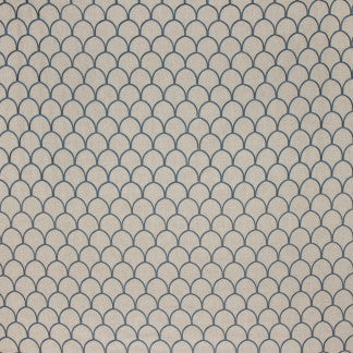 Around The Bend River by Carole Designer Fabric French Navy 88% Polyester, 7% Rayon, 5% Linen China Passes 60,000 Double Rubs Wyzenbeek </p><p>Repeat: 4" V, 2 3/4" H 54" - Swanky Fabrics -