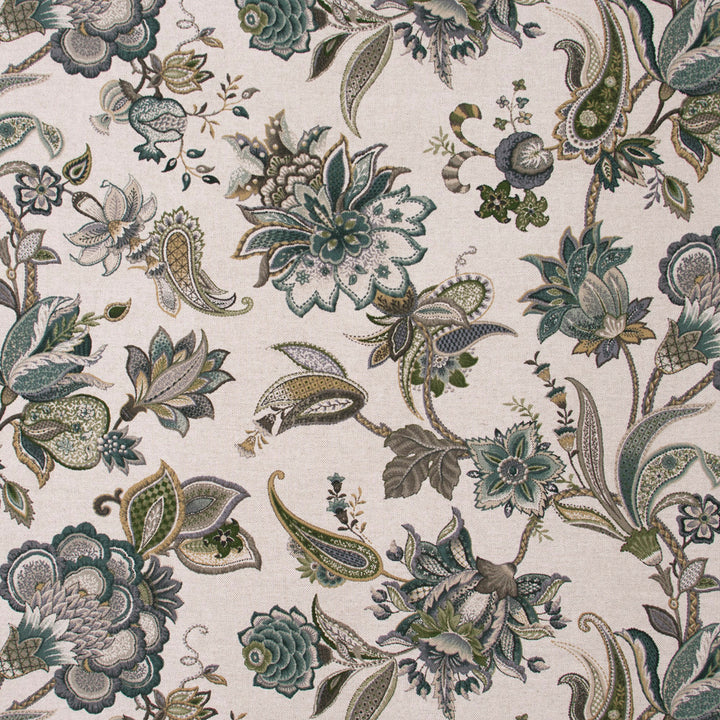 Cold Morning Haze by Carole Designer Fabric Lemongrass 90% Cotton, 5% Rayon, 5% Linen-SSR Printed & Finished in USA Passes 15,000 Double Rubs Wyzenbeek Horizontal: 27 and Vertical: 27 54 - Swanky Fabrics -