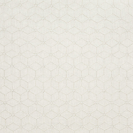 Stargazer Cloud by Carole Designer Fabric Earth & Stone Base: 70% Polyester, 30% Cotton. Embr: 100% Polyester India 3" V, 2" H 54" - Swanky Fabrics -