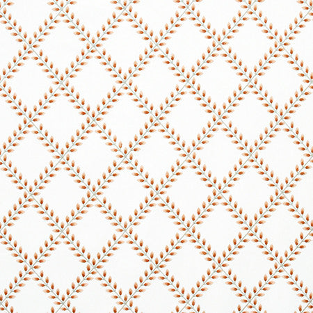 Diamond Petals Coral by Carole Designer Fabric Wellington Base: 100% Polyester. Embr: 100% Viscose INDIA 51,000 Wyzenbeek Double Rubs 6" V, 5 3/8" H HD 55" - Swanky Fabrics -