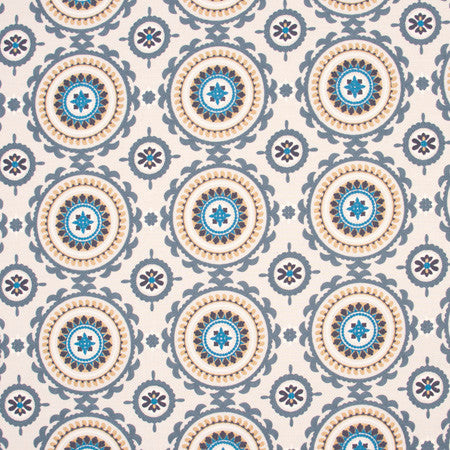 Suzanni Way Azure by Carole Designer Fabric Spearmint 84% Cotton, 16% Polyester India N/A 9 1/2" V, 10 5/8" H 51.5" - Swanky Fabrics -