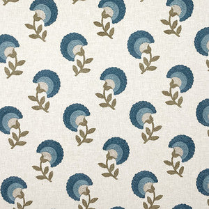 Kindly Expression Prussian by Carole Designer Fabric