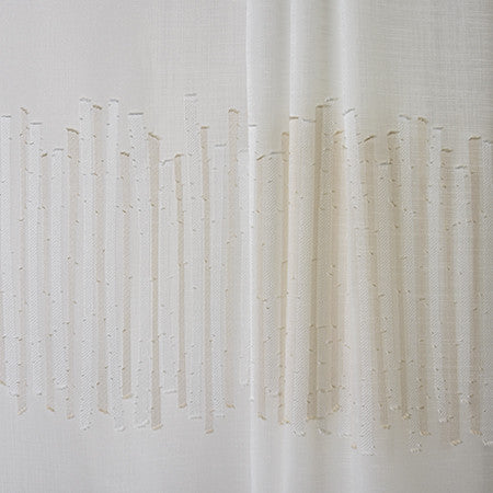 Fall Across Linen by Carole Designer Fabric Sheer Philosophy 100% Polyester Turkey N/A 15 1/2" V 122" - Swanky Fabrics -