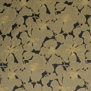 Garden Stroll Black by Carole Designer Fabric