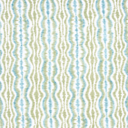 Make Waves Everglade by Carole Designer Fabric Lemongrass 100% Cotton USA 25 1/4" V, 13 1/2" H 54" - Swanky Fabrics -