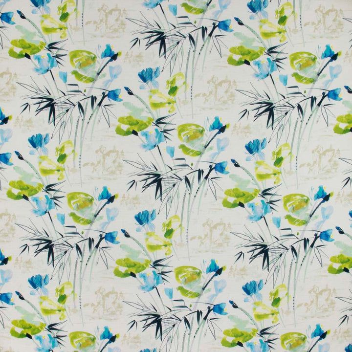 Biretta Bluegrass by Carole Designer Fabric Night Sky 100% Cotton -Soil & Stain Repellent S Korea Passes 15,000 Double Rubs Wyzenbeek Horizontal: 27 and Vertical: 18 54 - Swanky Fabrics -