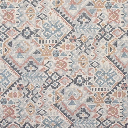 Be Different Dusk by Carole Designer Fabric Artisan 100% Polyester-Knit Backing CHINA 12,000 Wyzenbeek Double Rubs 25 1/4" V, 13 1/2" H HD 55" - Swanky Fabrics -