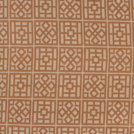 Take Action Copper by Carole Designer Fabric DESERT WANDERER 53% Rayon, 40% Polyester, 7% Flax USA Passes 40,000 Double Rubs Wyzenbeek </p><p>Repeat: 14 3/8" V, 13 1/2" H HD 54" - Swanky Fabrics -